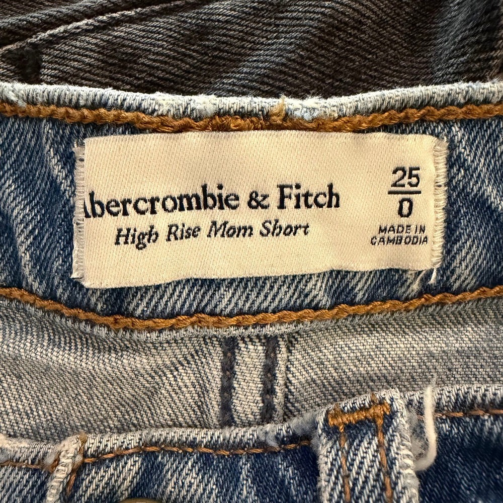 Abercrombie & Fitch High Rise Mom Short Size 25/0 - Picture 3 of 3